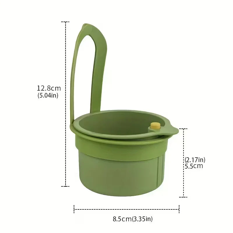 Press-Type Drain Basket: