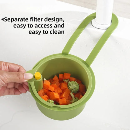 Press-Type Drain Basket: