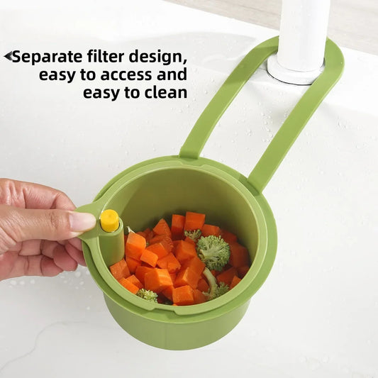 Press-Type Drain Basket: