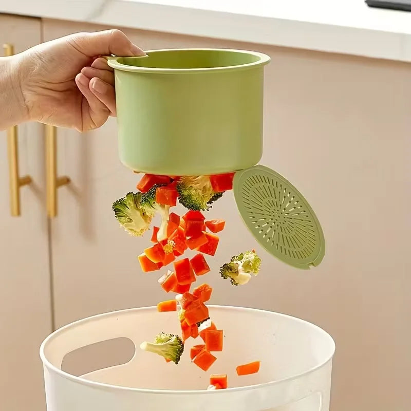 Press-Type Drain Basket: