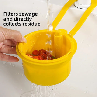 Press-Type Drain Basket: