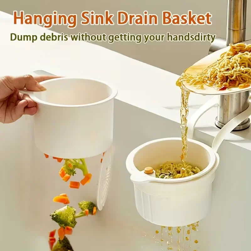 Press-Type Drain Basket: